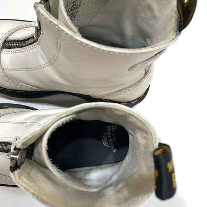 【中古品】【レディース】 DR.MARTENS ドクターマーチン AW006 JETTA ZIP BOOTS 靴 WHITE UK5 ※汚れ・キズ・使用感あり 167-261028-io-11-fuzh サイズ：24.0cm カラー：ホワイト 万代Net店