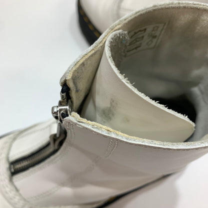【中古品】【レディース】 DR.MARTENS ドクターマーチン AW006 JETTA ZIP BOOTS 靴 WHITE UK5 ※汚れ・キズ・使用感あり 167-261028-io-11-fuzh サイズ：24.0cm カラー：ホワイト 万代Net店