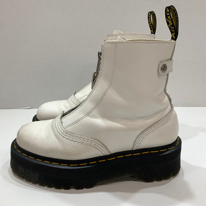 【中古品】【レディース】 DR.MARTENS ドクターマーチン AW006 JETTA ZIP BOOTS 靴 WHITE UK5 ※汚れ・キズ・使用感あり 167-261028-io-11-fuzh サイズ：24.0cm カラー：ホワイト 万代Net店