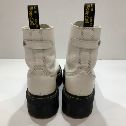 【中古品】【レディース】 DR.MARTENS ドクターマーチン AW006 JETTA ZIP BOOTS 靴 WHITE UK5 ※汚れ・キズ・使用感あり 167-261028-io-11-fuzh サイズ：24.0cm カラー：ホワイト 万代Net店