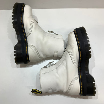 【中古品】【レディース】 DR.MARTENS ドクターマーチン AW006 JETTA ZIP BOOTS 靴 WHITE UK5 ※汚れ・キズ・使用感あり 167-261028-io-11-fuzh サイズ：24.0cm カラー：ホワイト 万代Net店