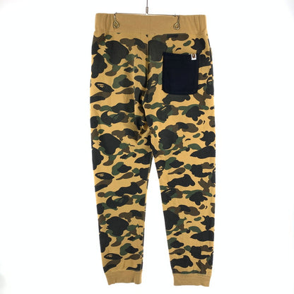 【中古品】【メンズ】 A BATHING APE アベイシングエイプ 1ST CAMO SHARK SWEAT PANTS カモシャークスウェットパンツ ボトムス 153-261010-gm-29-fuzh サイズ：L カラー：カモフラ 万代Net店
