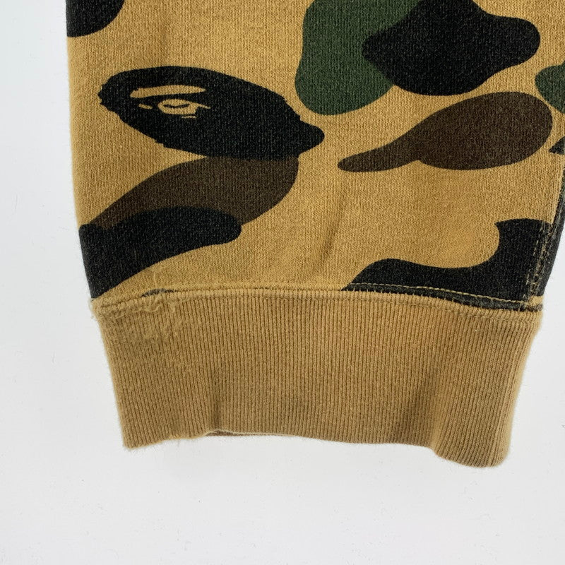 【中古品】【メンズ】 A BATHING APE アベイシングエイプ 1ST CAMO SHARK SWEAT PANTS カモシャークスウェットパンツ ボトムス 153-261010-gm-29-fuzh サイズ：L カラー：カモフラ 万代Net店