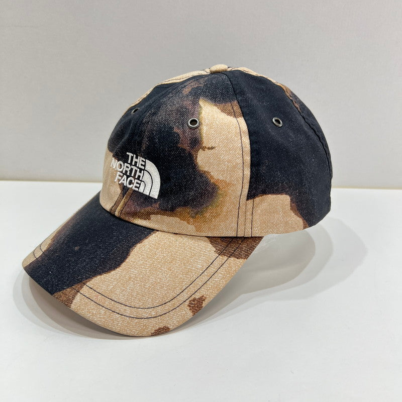 【中古品】【メンズ】 SUPREME×THE NORTH FACE シュプリーム×ザ・ノースフェイス BLEACHED DENIM PRINT 6-PANEL CAP カラーBLACK.BROWN SIZE:FREE 149-261009-ky-01-fuzh 万代Net店