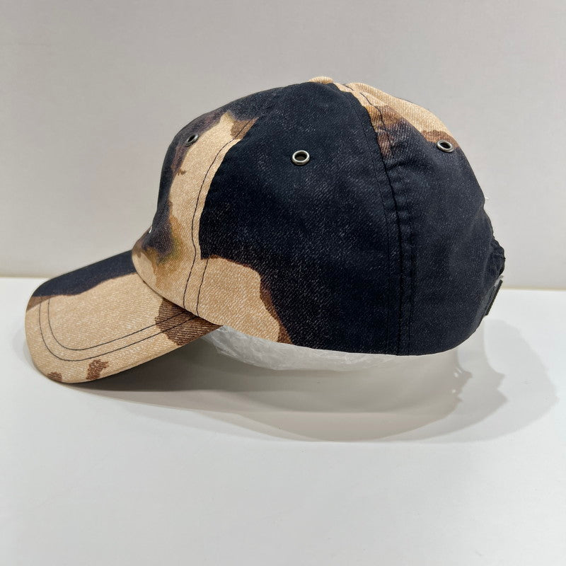 【中古品】【メンズ】 SUPREME×THE NORTH FACE シュプリーム×ザ・ノースフェイス BLEACHED DENIM PRINT 6-PANEL CAP カラーBLACK.BROWN SIZE:FREE 149-261009-ky-01-fuzh 万代Net店