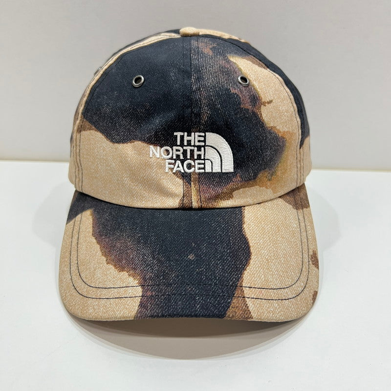 【中古品】【メンズ】 SUPREME×THE NORTH FACE シュプリーム×ザ・ノースフェイス BLEACHED DENIM PRINT 6-PANEL CAP カラーBLACK.BROWN SIZE:FREE 149-261009-ky-01-fuzh 万代Net店