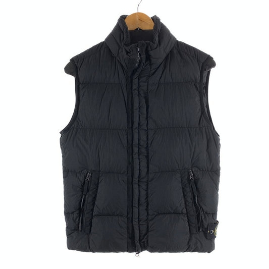 【中古品】【メンズ】 STONE ISLAND ストーンアイランド 6715G0223 DOWN FILLED PUFFER GILET ダウンベスト アウター 古着 140-261010-gm-35-fuzh サイズ：S カラー：ブラック 万代Net店