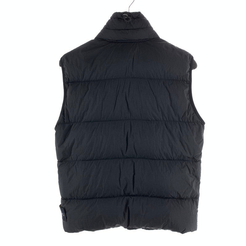 【中古品】【メンズ】 STONE ISLAND ストーンアイランド 6715G0223 DOWN FILLED PUFFER GILET ダウンベスト アウター 古着 140-261010-gm-35-fuzh サイズ：S カラー：ブラック 万代Net店