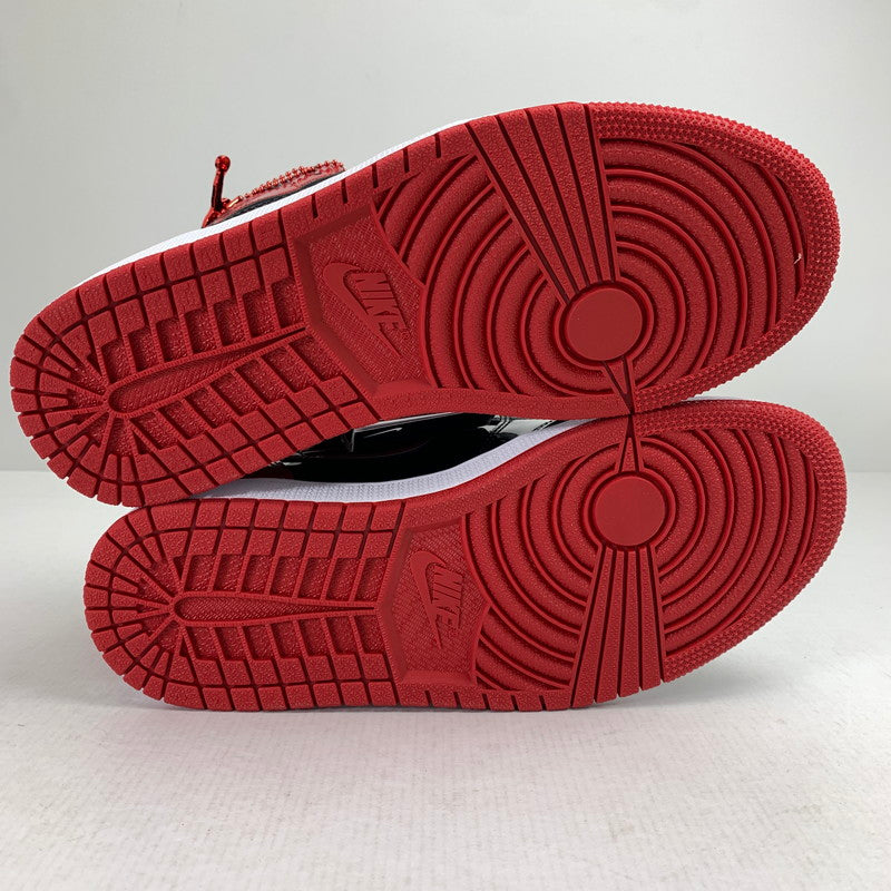 【中古美品】【メンズ】 NIKE ナイキ 555088-063 AIR JORDAN 1 HIGH OG " PATENT BRED" エアジョーダン 1 ハイ スニーカー 靴 160-261014-mh-09-fuzh サイズ：27cm カラー：ブラック・レッド 万代Net店