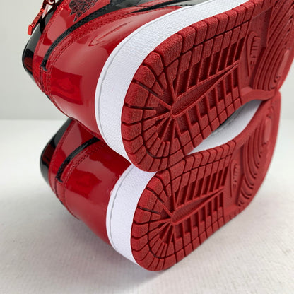 【中古美品】【メンズ】 NIKE ナイキ 555088-063 AIR JORDAN 1 HIGH OG " PATENT BRED" エアジョーダン 1 ハイ スニーカー 靴 160-261014-mh-09-fuzh サイズ：27cm カラー：ブラック・レッド 万代Net店