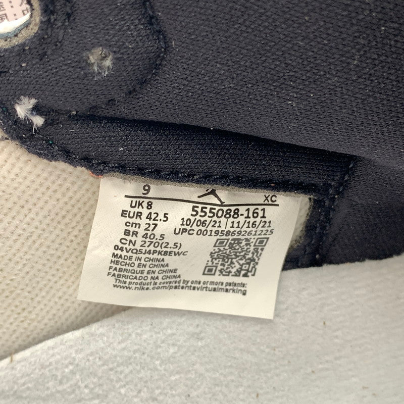 【中古美品】【メンズ】 NIKE ナイキ 555088-161 AIR JORDAN 1 HIGH OG "HERITAGE" エアジョーダン 1 ハイ スニーカー 靴 160-261014-mh-07-fuzh サイズ：27cm カラー：ホワイト・レッド 万代Net店