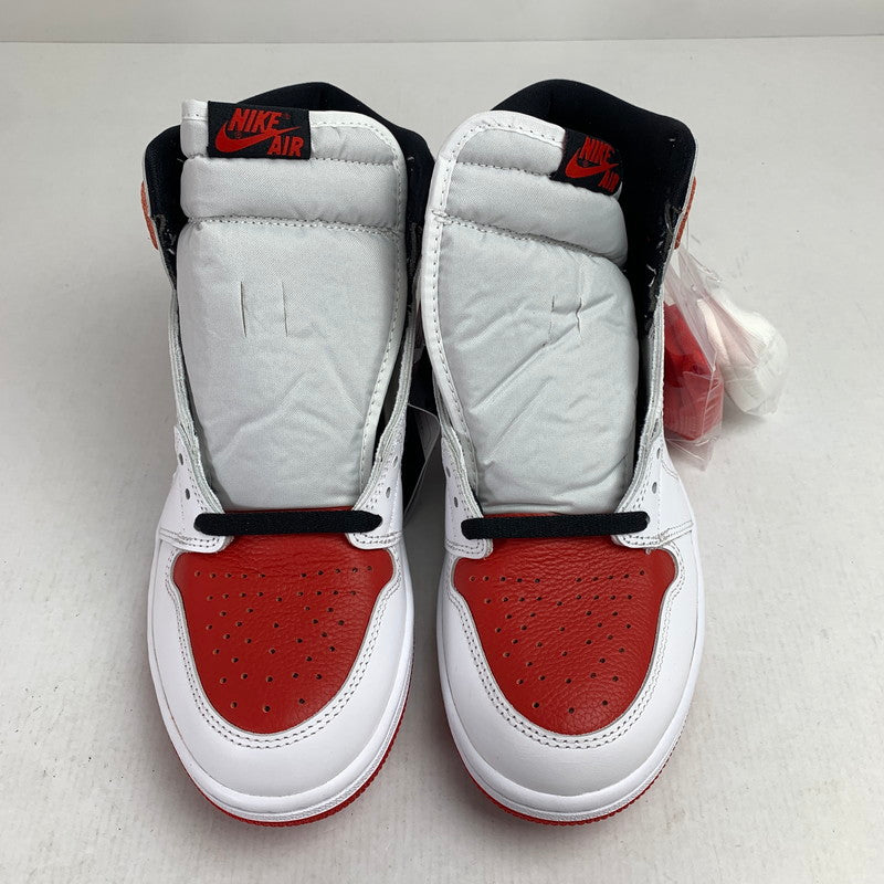 【中古美品】【メンズ】 NIKE ナイキ 555088-161 AIR JORDAN 1 HIGH OG "HERITAGE" エアジョーダン 1 ハイ スニーカー 靴 160-261014-mh-07-fuzh サイズ：27cm カラー：ホワイト・レッド 万代Net店