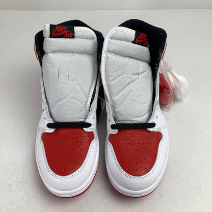 【中古美品】【メンズ】 NIKE ナイキ 555088-161 AIR JORDAN 1 HIGH OG "HERITAGE" エアジョーダン 1 ハイ スニーカー 靴 160-261014-mh-07-fuzh サイズ：27cm カラー：ホワイト・レッド 万代Net店