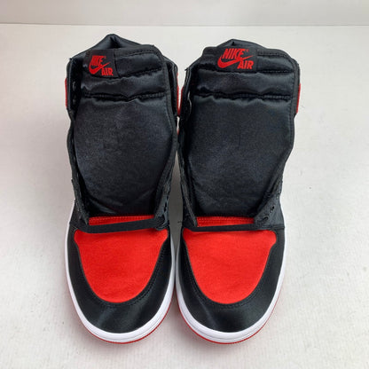【中古美品】【メンズ】 NIKE ナイキ FD4810-061 WMNS AIR JORDAN 1 RETRO HIGH OG "SATIN BRED" ウィメンズ エアジョーダン 1 レトロ ハイ スニーカー 靴 160-261014-mh-06-fuzh サイズ：27.5cm カラー：レッド・ブラック 万代Net店