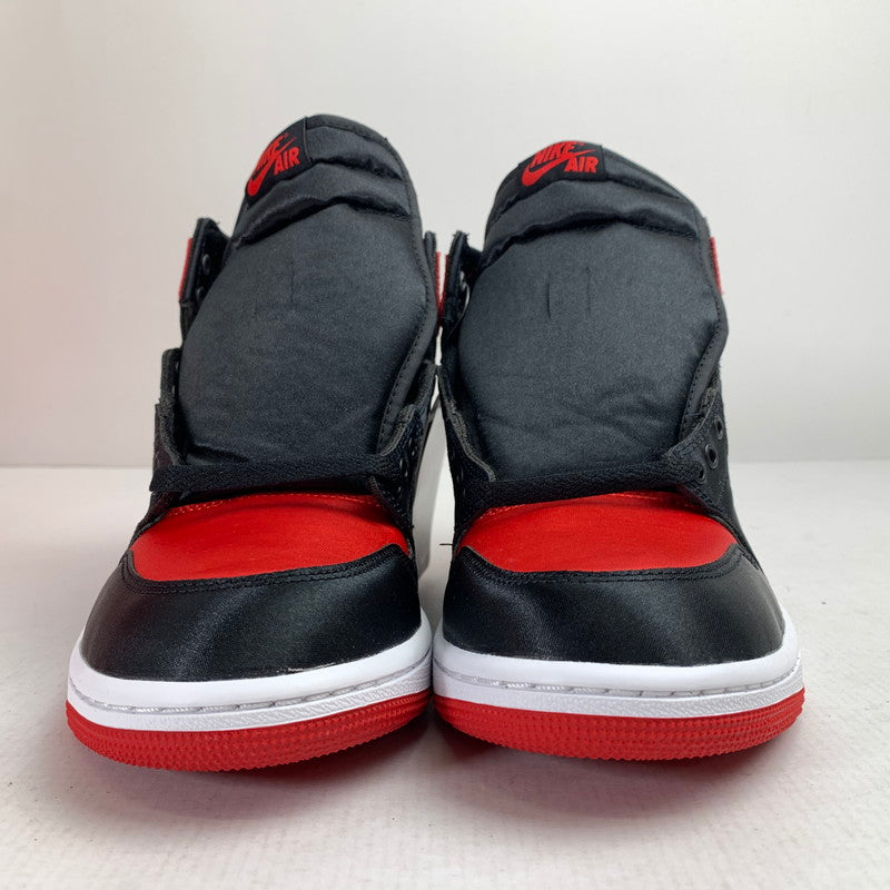 【中古美品】【メンズ】 NIKE ナイキ FD4810-061 WMNS AIR JORDAN 1 RETRO HIGH OG "SATIN BRED" ウィメンズ エアジョーダン 1 レトロ ハイ スニーカー 靴 160-261014-mh-06-fuzh サイズ：27.5cm カラー：レッド・ブラック 万代Net店