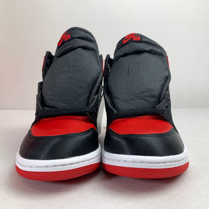 【中古美品】【メンズ】 NIKE ナイキ FD4810-061 WMNS AIR JORDAN 1 RETRO HIGH OG "SATIN BRED" ウィメンズ エアジョーダン 1 レトロ ハイ スニーカー 靴 160-261014-mh-06-fuzh サイズ：27.5cm カラー：レッド・ブラック 万代Net店