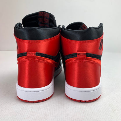 【中古美品】【メンズ】 NIKE ナイキ FD4810-061 WMNS AIR JORDAN 1 RETRO HIGH OG "SATIN BRED" ウィメンズ エアジョーダン 1 レトロ ハイ スニーカー 靴 160-261014-mh-06-fuzh サイズ：27.5cm カラー：レッド・ブラック 万代Net店