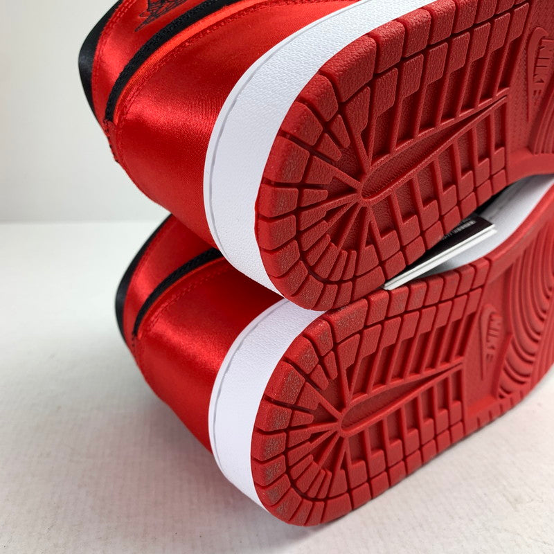 【中古美品】【メンズ】 NIKE ナイキ FD4810-061 WMNS AIR JORDAN 1 RETRO HIGH OG "SATIN BRED" ウィメンズ エアジョーダン 1 レトロ ハイ スニーカー 靴 160-261014-mh-06-fuzh サイズ：27.5cm カラー：レッド・ブラック 万代Net店