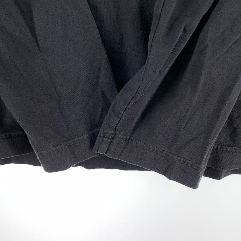 【中古品】【メンズ】 MONCLER モンクレール 長袖 ポケットTシャツ カットソー 古着 141-261010-gm-33-fuzh サイズ：L カラー：ブラック 万代Net店