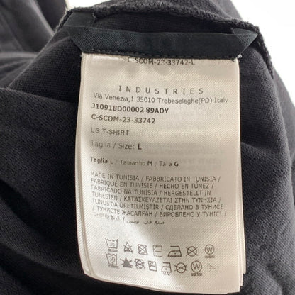 【中古品】【メンズ】 MONCLER モンクレール 長袖 ポケットTシャツ カットソー 古着 141-261010-gm-33-fuzh サイズ：L カラー：ブラック 万代Net店