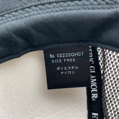 【中古品】【メンズ】 HYSTERIC GLAMOUR ヒステリックグラマー MESH CAP 帽子 メッシュキャップ 185-261010-gm-36-fuzh サイズ：F カラー：ブラック 万代Net店