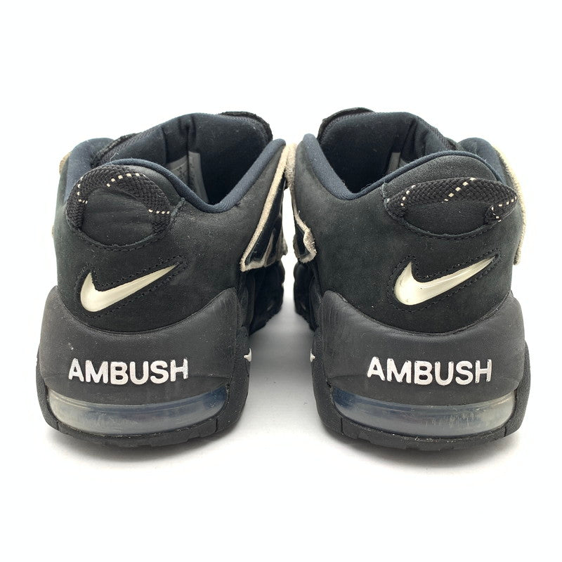 【中古品】【メンズ】 NIKE ナイキ×AMBUSH アンブッシュ FB1299-001 AIR MORE UPTEMPO LOW SP エアモアアップテンポ モアテン スニーカー 靴 160-261010-gm-42-fuzh サイズ：27ｃｍ カラー：ブラック 万代Net店