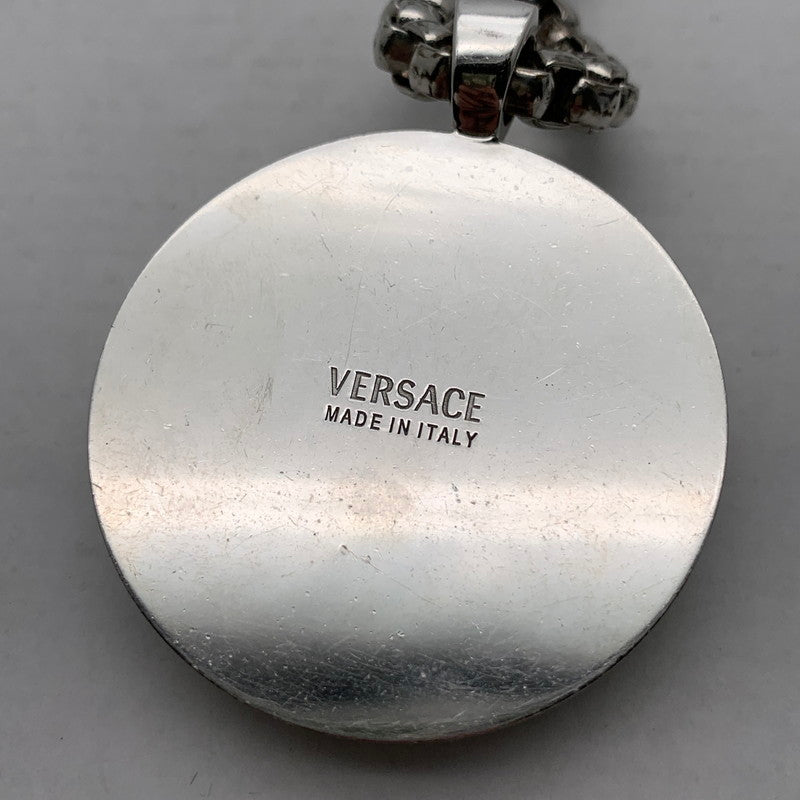 【中古品】【メンズ】 VERSACE ヴェルサーチ メデューサ ネックレス アクセサリー 182-261010-gm-38-fuzh カラー：シルバー 万代Net店