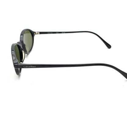 【中古品】【レディース】 CALVIN KLEIN カルバンクライン サングラス メガネ アイウェア 203-261010-gm-39-fuzh サイズ：50-20 カラー：ブラック レンズグリーン 万代Net店