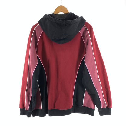 【中古品】【メンズ】 SUPREME シュプリーム 21FW TRACK PANELED ZIP UP HOODEDSWEATSHIRT ジップアップ パーカー オーバーサイズ 149-261010-gm-11-fuzh サイズ：L カラー：ワインレッド 万代Net店