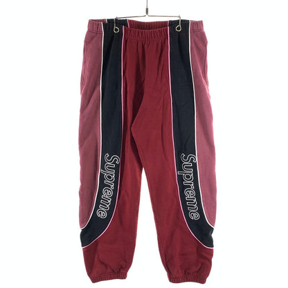 【中古品】【メンズ】 SUPREME シュプリーム 21FW TRACK PANELED SWEATPANT スウェットパンツ ボトムス 149-261010-gm-12-fuzh サイズ：M カラー：ワインレッド 万代Net店