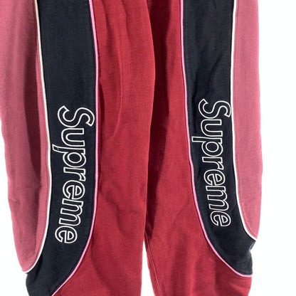 【中古品】【メンズ】 SUPREME シュプリーム 21FW TRACK PANELED SWEATPANT スウェットパンツ ボトムス 149-261010-gm-12-fuzh サイズ：M カラー：ワインレッド 万代Net店