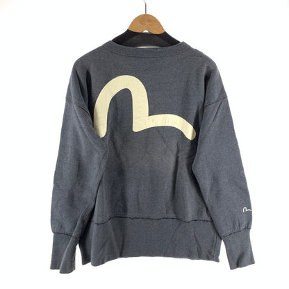 【中古品】【メンズ】 EVISU エヴィス カモメ スウェットシャツ 古着 145-261010-gm-14-fuzh サイズ：42 カラー：グレー 万代Net店