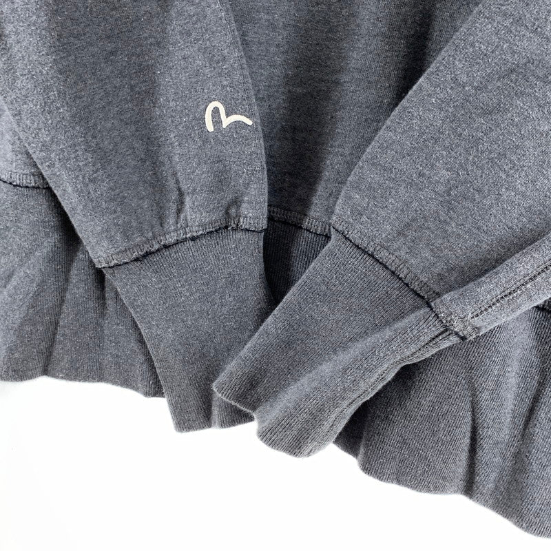 【中古品】【メンズ】 EVISU エヴィス カモメ スウェットシャツ 古着 145-261010-gm-14-fuzh サイズ：42 カラー：グレー 万代Net店