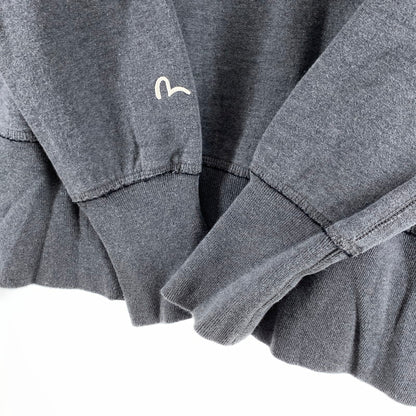 【中古品】【メンズ】 EVISU エヴィス カモメ スウェットシャツ 古着 145-261010-gm-14-fuzh サイズ：42 カラー：グレー 万代Net店
