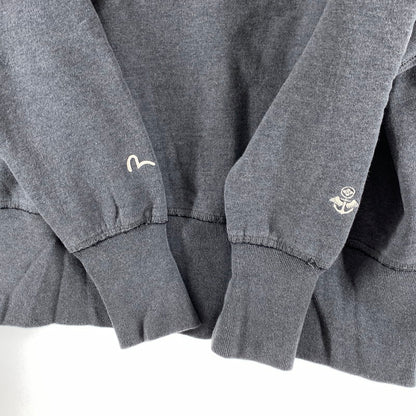 【中古品】【メンズ】 EVISU エヴィス カモメ スウェットシャツ 古着 145-261010-gm-14-fuzh サイズ：42 カラー：グレー 万代Net店