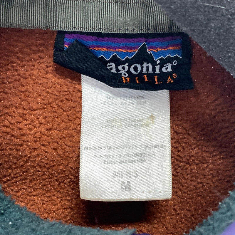 【中古品】【メンズ】 PATAGONIA パタゴニア SYNCHILLA FLEECE JACKET シンチラ フリースジャケット ブルゾン 144-261010-gm-26-fuzh サイズ：M カラー：グリーン ブラウン 万代Net店