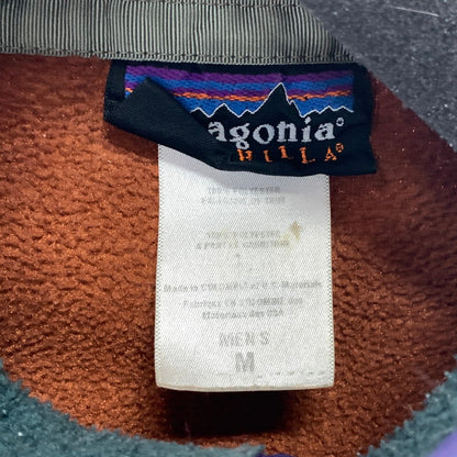 【中古品】【メンズ】 PATAGONIA パタゴニア SYNCHILLA FLEECE JACKET シンチラ フリースジャケット ブルゾン 144-261010-gm-26-fuzh サイズ：M カラー：グリーン ブラウン 万代Net店