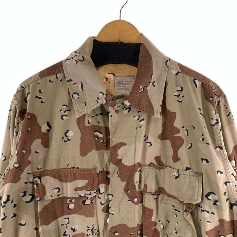 【中古品】【メンズ】 U.S.ARMY アメリカ陸軍 80年代 ミリタリージャケット 80s アウター ブランド 古着 145-261010-gm-01-fuzh サイズ：ML カラー：ベージュ 万代Net店