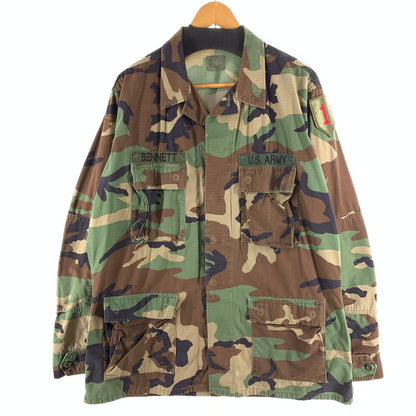 【中古品】【メンズ】 U.S.ARMY アメリカ陸軍 ミリタリージャケット アウター 古着 145-261010-gm-03-fuzh サイズ：L カラー：カーキ 万代Net店