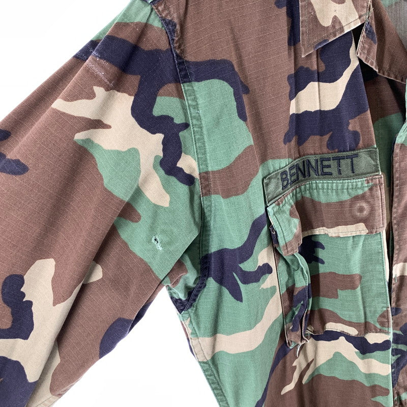 【中古品】【メンズ】 U.S.ARMY アメリカ陸軍 ミリタリージャケット アウター 古着 145-261010-gm-03-fuzh サイズ：L カラー：カーキ 万代Net店