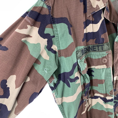 【中古品】【メンズ】 U.S.ARMY アメリカ陸軍 ミリタリージャケット アウター 古着 145-261010-gm-03-fuzh サイズ：L カラー：カーキ 万代Net店