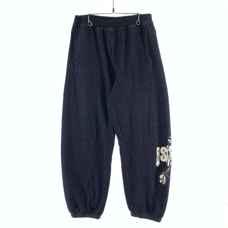 【中古品】【メンズ】 HYSTERIC GLAMOUR ヒステリックグラマー 02263AP11 UP DOWN GIRL EASY PANTS イージーパンツ ボトムス 151-261010-gm-27-fuzh サイズ：L カラー：ネイビー 万代Net店