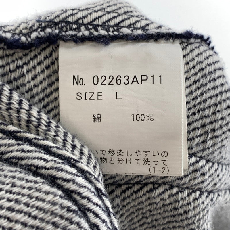 【中古品】【メンズ】 HYSTERIC GLAMOUR ヒステリックグラマー 02263AP11 UP DOWN GIRL EASY PANTS イージーパンツ ボトムス 151-261010-gm-27-fuzh サイズ：L カラー：ネイビー 万代Net店