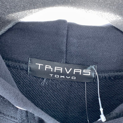 【中古品】【レディース】 TRAVAS TOKYO トラヴァストーキョー パーカー オーバーサイズ フーディー 170-261010-gm-18-fuzh サイズ：F カラー：ブラック 万代Net店