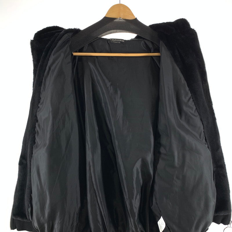 【中古品】【メンズ】 TRAVAS TOKYO トラヴァストーキョー TR21-H04 フリースジャケット ブルゾン アウター 169-261010-gm-24-fuzh サイズ：F カラー：ブラック ホワイト 万代Net店