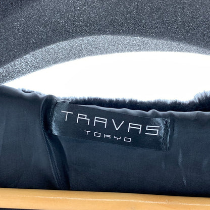 【中古品】【メンズ】 TRAVAS TOKYO トラヴァストーキョー TR21-H04 フリースジャケット ブルゾン アウター 169-261010-gm-24-fuzh サイズ：F カラー：ブラック ホワイト 万代Net店