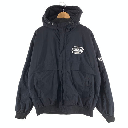 【中古品】【メンズ】 XLARGE エクストララージ 101213021005 NYLON PUFFER JACKET ナイロンパッファージャケット ブルゾン 142-261010-gm-17-fuzh サイズ：XL カラー：ブラック 万代Net店