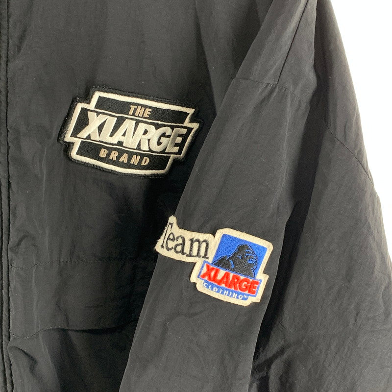 【中古品】【メンズ】 XLARGE エクストララージ 101213021005 NYLON PUFFER JACKET ナイロンパッファージャケット ブルゾン 142-261010-gm-17-fuzh サイズ：XL カラー：ブラック 万代Net店