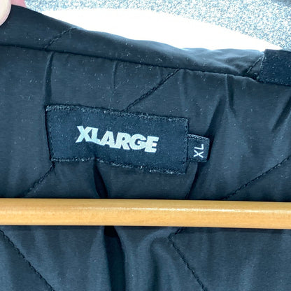 【中古品】【メンズ】 XLARGE エクストララージ 101213021005 NYLON PUFFER JACKET ナイロンパッファージャケット ブルゾン 142-261010-gm-17-fuzh サイズ：XL カラー：ブラック 万代Net店