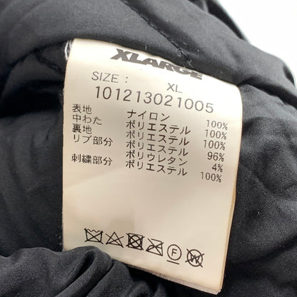 【中古品】【メンズ】 XLARGE エクストララージ 101213021005 NYLON PUFFER JACKET ナイロンパッファージャケット ブルゾン 142-261010-gm-17-fuzh サイズ：XL カラー：ブラック 万代Net店